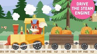 Little Fox Choo Choo Train Adventures for Kids and Toddlers  Locomotive Game App for children