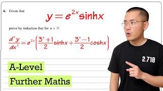 Wow! Derivative + Hyperbolic Function + Math Induction! (A-level further maths)