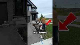 Destroying it was the right choice️(@caspianlandscape) #construction #story #diy