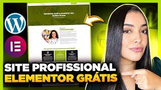 Como Criar Um SITE PROFISSIONAL no WordPress com Elementor Grátis [Sem Programação]