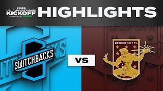 3.15.2025 | Colorado Springs Switchbacks FC vs. Detroit City FC - Game Highlights