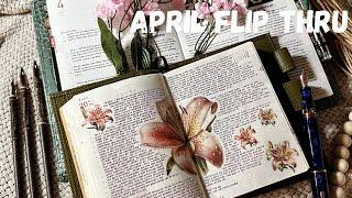 Midori Hibino April Flip Thru| #planner #journaling #pwm #sticker #midori #memorykeeping