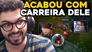 A JOGADA MAIS FAMOSA QUE ACABOU COM UMA CARREIRA NO LEAGUE OF LEGENDS - MYLON REACT