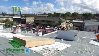 Hawaii Roofing Company Environmental Roofing Solutions  Warehouse retrofit Install