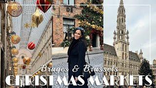 Christmas Markets in Belgium | Bruges & Brussels Vlog | Blessy Roy