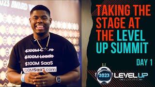 Taking the Stage at the 2023 Level Up Summit