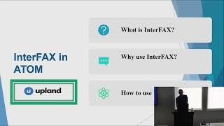 Faxing through ATOM Software with InterFax