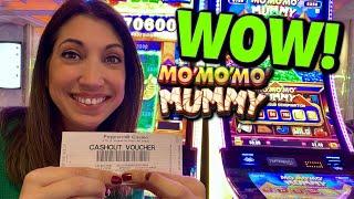  AMAZING WIN on Mo Mo Mo Mummy slot machine