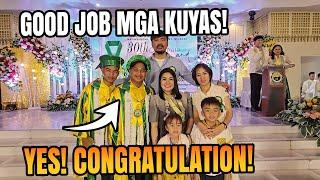 NAKAKAIYAK! Parang Kailan Lang Ngayon Graduation Na Nila! Congrats Mga Kuyas!