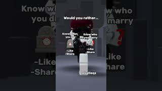 Would you rather… #roblox #trending #trend #shorts #kallieqz