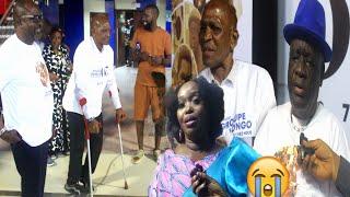 TR!STE:COMEDIENS CARINE PALA,PAPA SONZO,ELOMBE & PRESIDENT MASUMU ANNIVERSAIRE DU GROUPE SALONGO