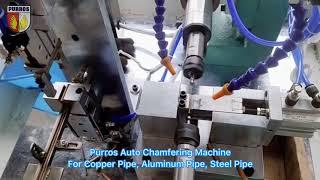 Automatic Double Chamfering Machine for bolt blanks, stud bolts, rod, bar, tubing or pipe - PURROS