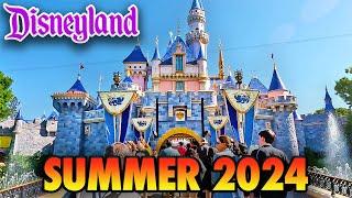 Disneyland Park - Summer 2024 Walkthrough & Pirates of the Caribbean Ride [4K POV]