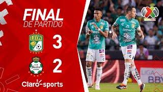 León (3-2) Santos | Resumen Final | Jornada 3 | Liga MX | Clausura 2024