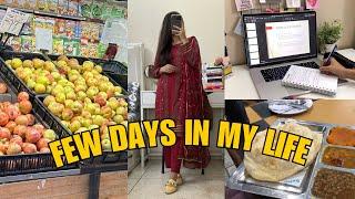 FEW DAYS IN MY LIFE | going out, lots of note-taking, study vlog