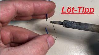 Löt-Tipp: Herstellung einer Verbindung von 3 Leitungen inkl. Schrumpfschlauch (MBWS-Tipp #15)