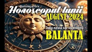 BALANTA  Horoscop AUGUST 2024 (Subtitrat RO) LIBRA AUGUST 2024 HOROSCOPE