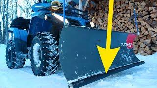 CLEVER SNOW PLOW BLADE HACK THAT WILL AMAZE YOU! (gravel driveways & lawns)