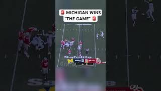 Michigan UPSETS Ohio State  #shorts