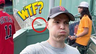 SOOOOO GROSS!! How is this even allowed to HAPPEN at Fenway Park?!