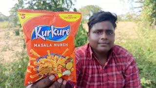 Kurkure Making At home|குர்குரே செய்யலாம் வாங்க!!|Yummy and tasty snacks|Village food safari|Suppu