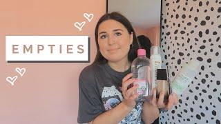 MY 2021 EMPTY PRODUCTS SO FAR | PRODUCTS I DO/DON'T RECOMMEND | EMPTIES | Chloe Ellis