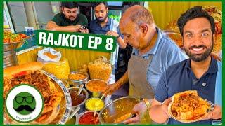 Spicy Gujarati Chaat of Rajkot | Ashapura Nashta Gruh | Katka, Bhareli Bread & Dabeli | Veggie Paaji