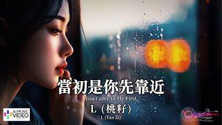 【高清MV】L（桃籽） Tao Zi - 當初是你先靠近【Pinyin + Eng Sub | AI音樂視頻 | 繁體拼音英文動態字幕】