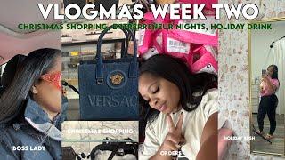 VLOGMAS 23’ WEEK TWO: Finally Christmas Shopping, Holiday Hotel, Rich off Products, & more