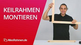 So baut ihr einen Keilrahmen zusammen – perfekt in nur 4 Schritten