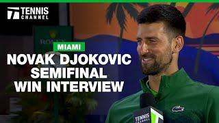 Novak Djokovic Feeling His Best Since the Olympics | 2025 Miami Open