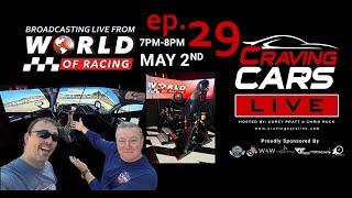 Craving Cars Live - Episode 29: LIVE FROM WORLD OF RACING KC