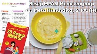 RESEP MPASI DR.META HANINDITA || BUBUR AYAM MENTEGA || ANTI GTM