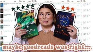 i read the HIGHEST and LOWEST rated books i own (according to ms. goodreads)