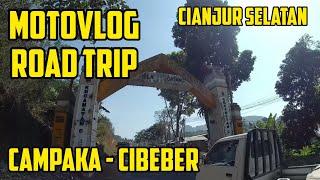 Motovlog Road Trip journey from the Campaka border to Cibeber, South Cianjur