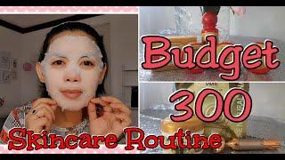 TIPID KINIS 300 SKINCARE ROUTINE | YNATREVS vlog#10