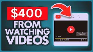 Earn Up to $400 Per Day Watching YouTube Videos | Make money online 2024 | Get Paid To Watch Videos