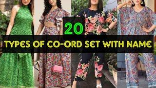 20 Types Of Co-ord Set With Name || Trendy co ord sets guide || cord set women || Co-ord sets types