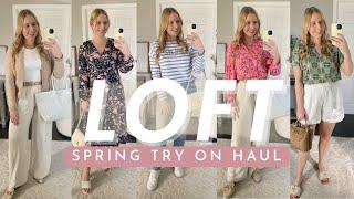 LOFT SPRING TRY ON HAUL 2024 | 40% OFF  SALE | Affordable Spring Outfits, Workwear Looks
