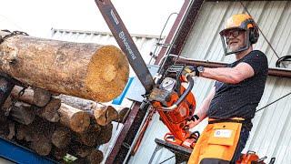 Adam Savage Learns About Modern Chainsaws!