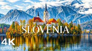 Slovenia 4K • Europe’s Green Heart & Nature’s Serenity with Relaxing Music • 4K Video 60fps