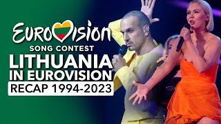  Lithuania in Eurovision Song Contest (1994 - 2023 | RECAP Lietuva Eurovizijoje)