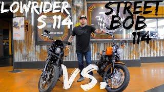 Harley Davidson Lowrider S VS. Harley Davidson Street Bob 114