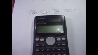 how to calculate Internal Rate of Return (IRR) by Calculator | IRR |