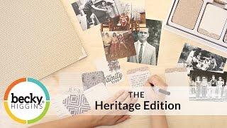 The Project Life Heritage Edition from Becky Higgins