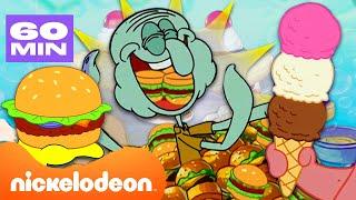 Bob Esponja | ¡Maratón de DELICIOSA comida de "Bob Esponja"!  | Nickelodeon en Español