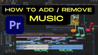 How to Add Music Tutorial in Premiere Pro | Epi-4