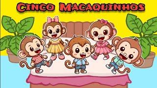 História Infantil - Os Cinco Macaquinhos