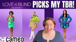 LOVE IS BLIND CAST S7 PICKS MY TBR! | Love is Blind Cast Members Rec Books to Me on Cameo