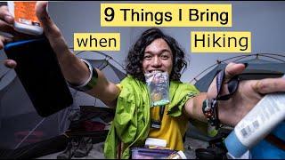 Things you should bring when hiking